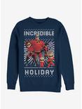 Disney Pixar The Incredibles Incredible Holiday Sweatshirt, NAVY, hi-res