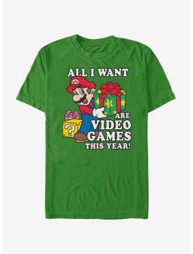 Nintendo Super Mario Give Video Games T-Shirt, , hi-res