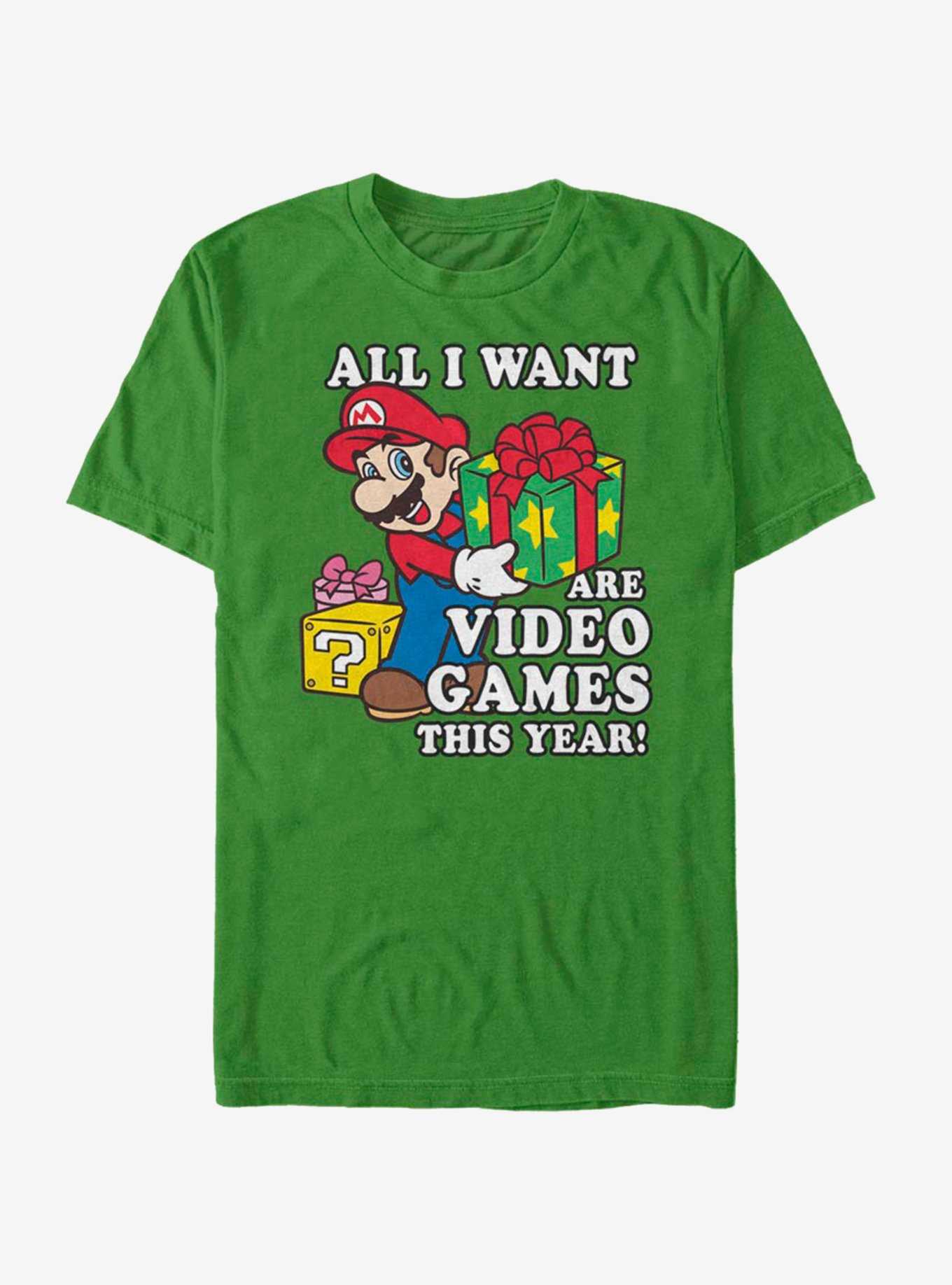 Nintendo Super Mario Give Video Games T-Shirt, , hi-res