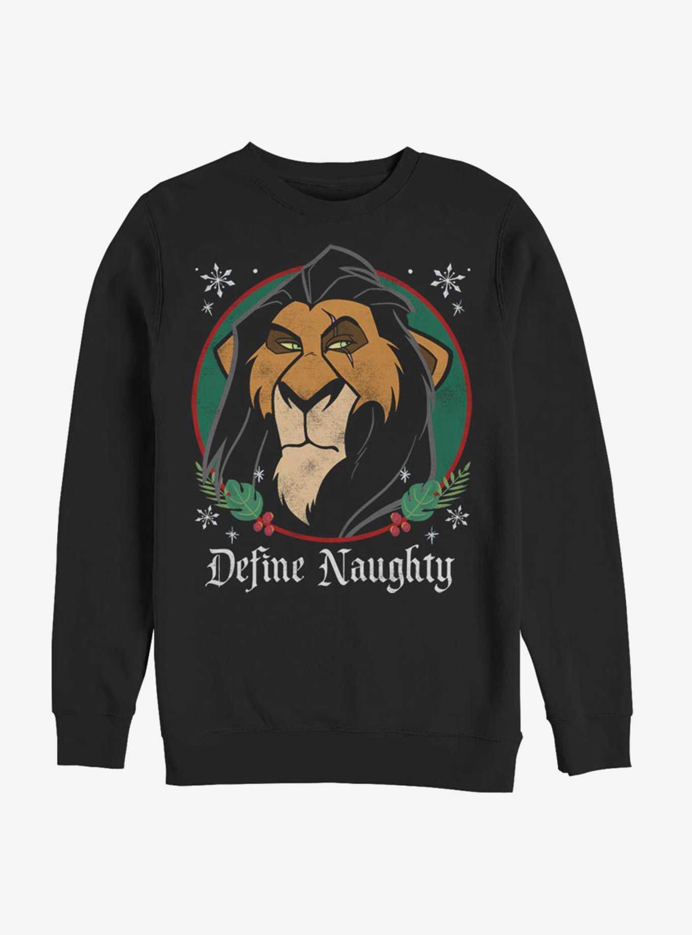 Disney The Lion King Scar Define Naughty Sweatshirt, , hi-res