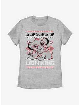Disney The Lion King Simba Holiday Womens T-Shirt, , hi-res
