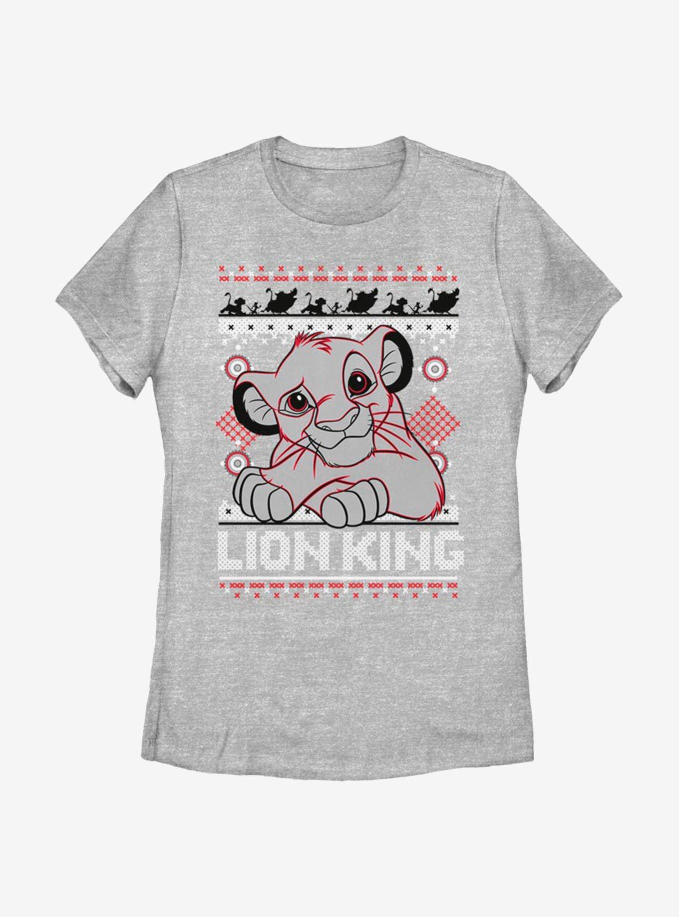 Disney The Lion King Simba Holiday Womens T-Shirt, , hi-res