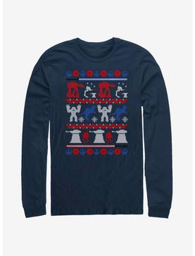 Star Wars Hoth Christmas Pattern Long-Sleeve T-Shirt, , hi-res
