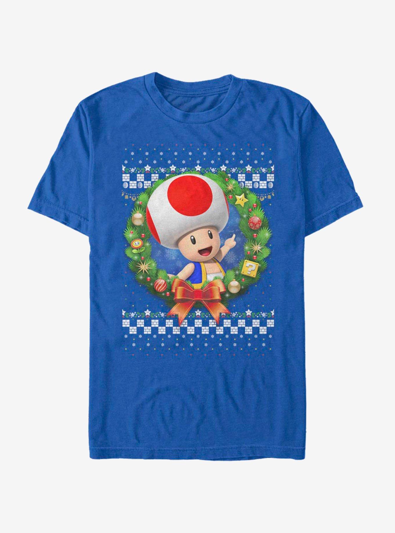 Nintendo Super Mario Wreath Toad 3D T-Shirt, , hi-res