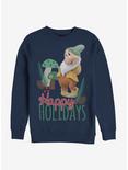 Disney Snow White Bashful Christmas Sweatshirt, NAVY, hi-res