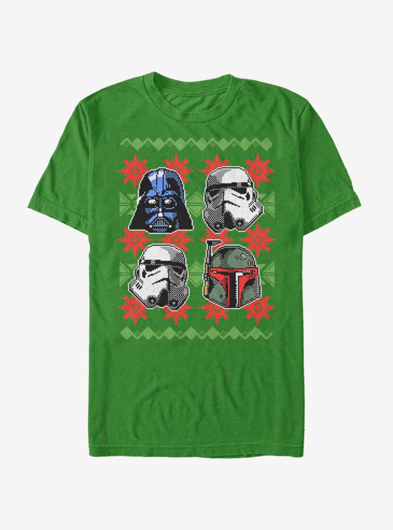 Star Wars Holiday Faces T-Shirt, KELLY, hi-res