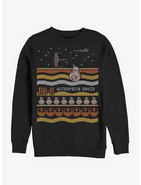 Star Wars Episode VII The Force Awakens Astromech Christmas Pattern Sweatshirt, , hi-res