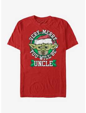 Star Wars Merry Yoda Uncle T-Shirt, , hi-res