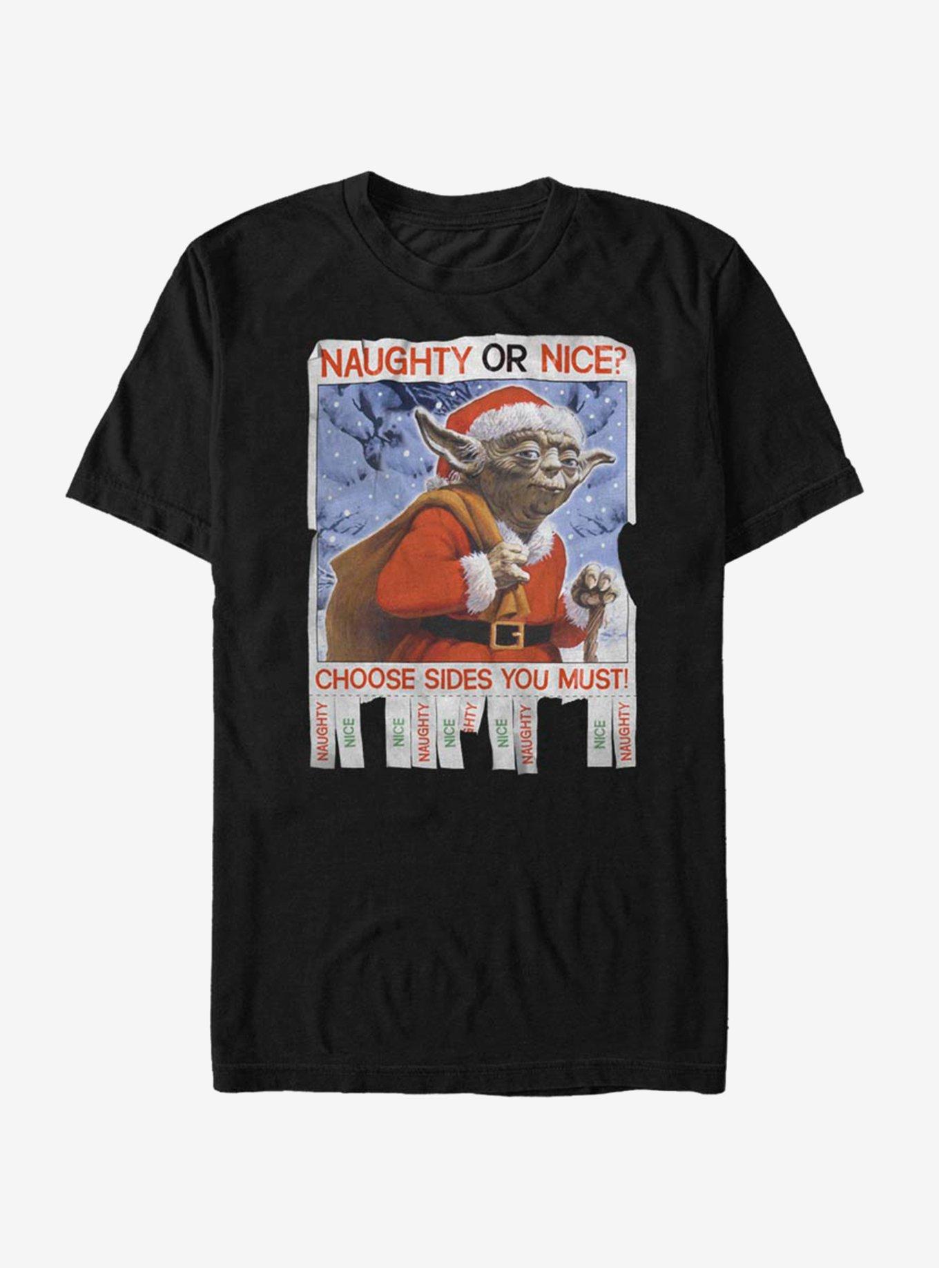 Star Wars Naughty of Nice T-Shirt, BLACK, hi-res