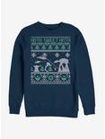 Star Wars Holiday Battle Christmas Pattern Sweatshirt, NAVY, hi-res