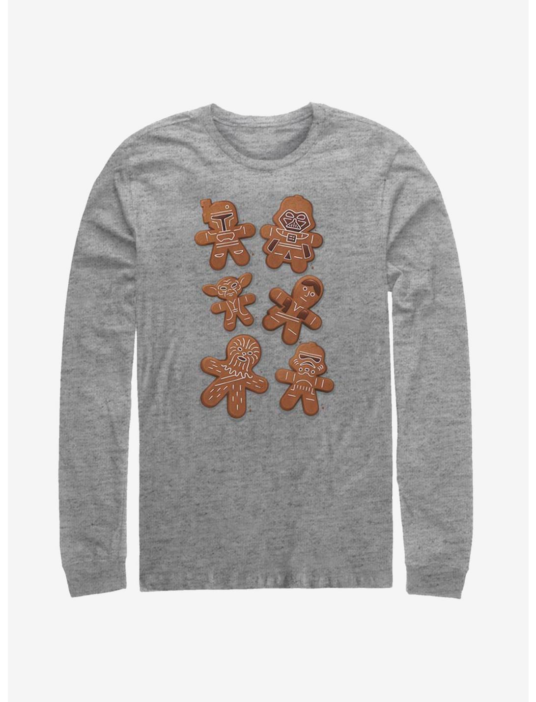 Star Wars Gingerbread Wars Long-Sleeve T-Shirt, ATH HTR, hi-res