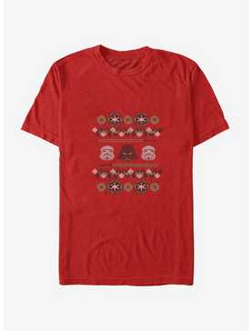 Star Wars Empire Christmas Pattern T-Shirt, , hi-res