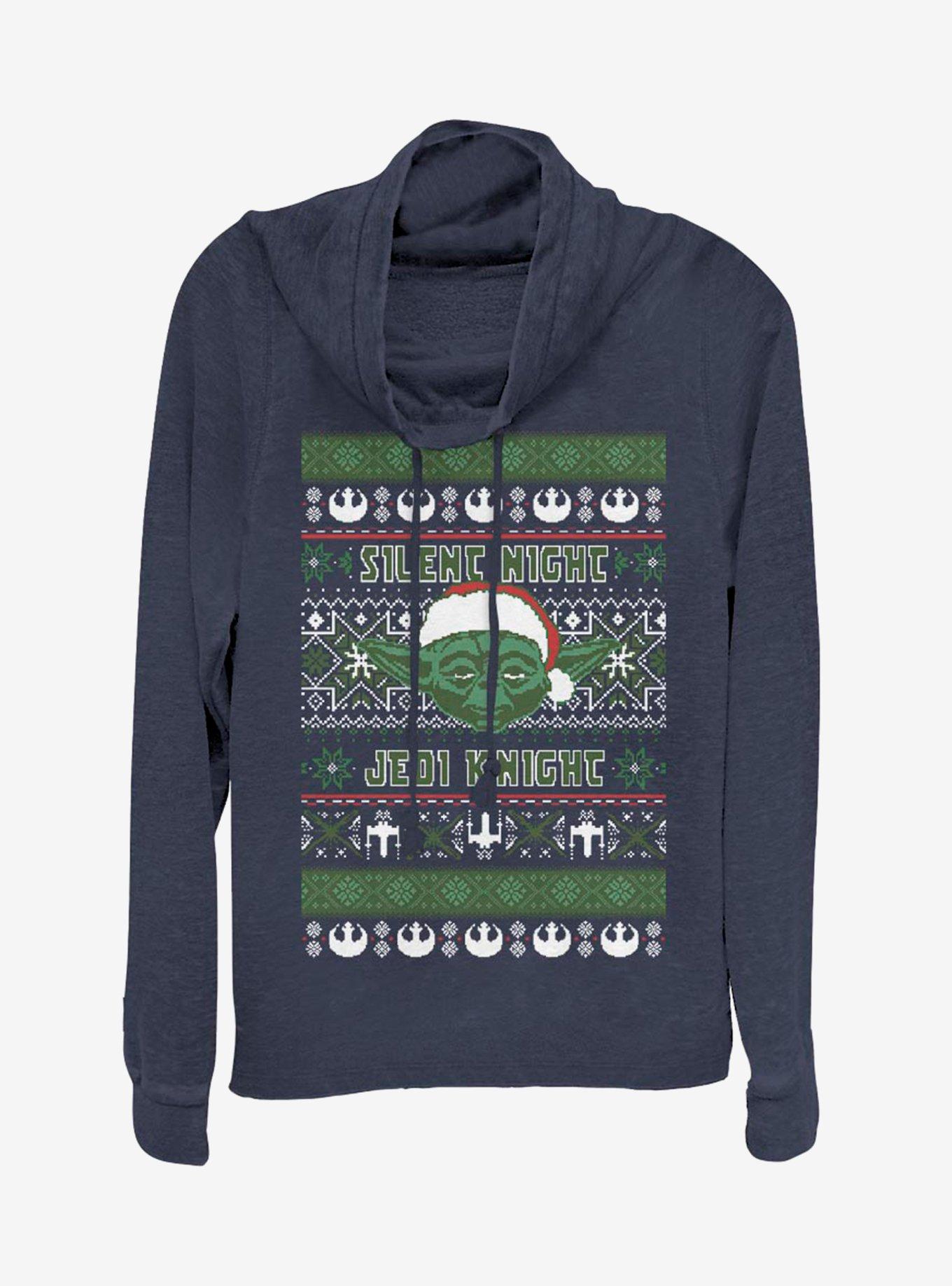 Star Wars Silent One Cowlneck Long-Sleeve Womens Top, , hi-res