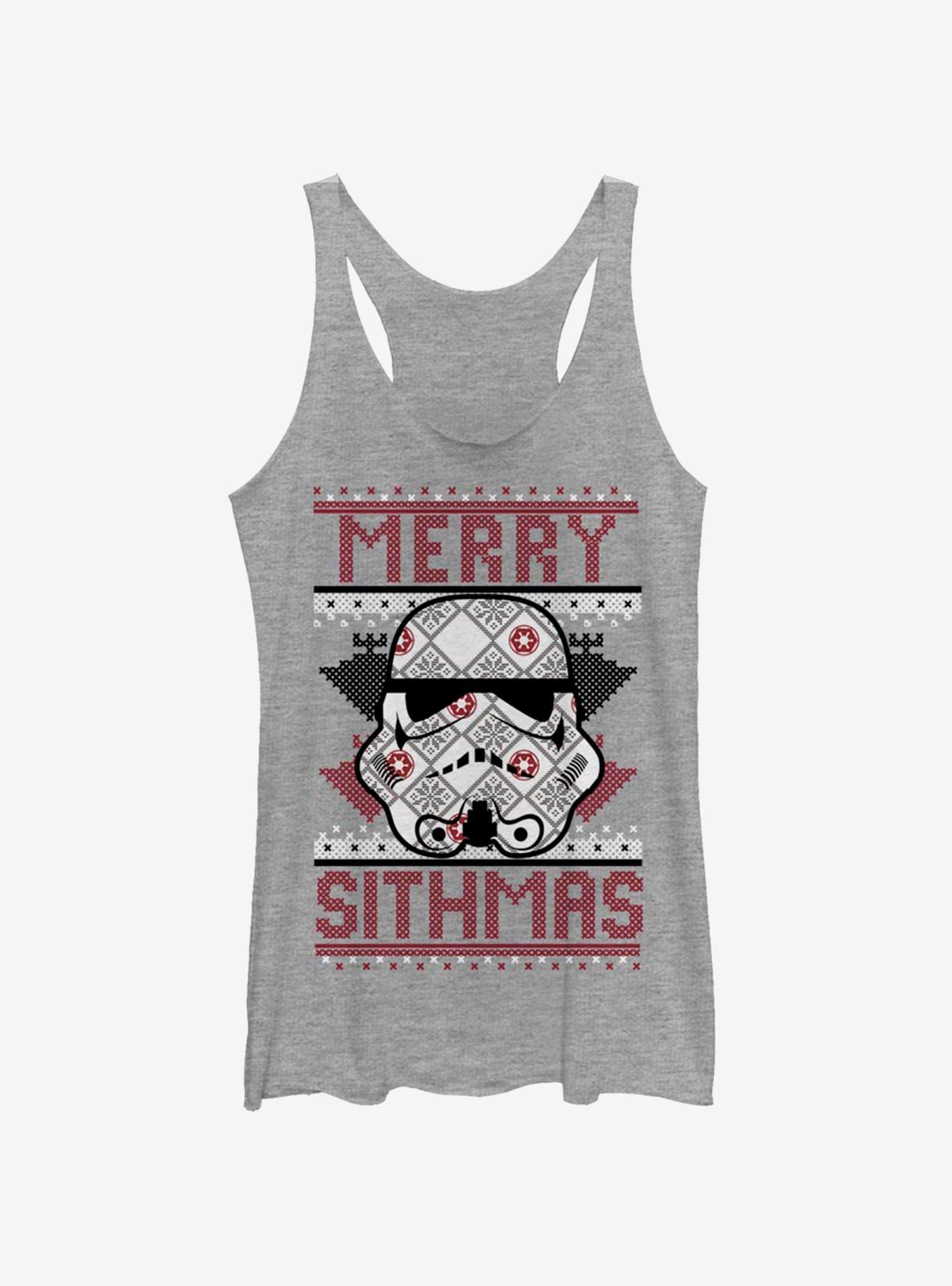 Star Wars Sith Christmas Pattern Womens Tank Top, , hi-res