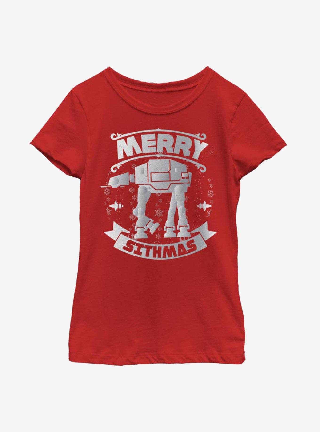 Star Wars AT-AT Sithmas Youth Girls T-Shirt, , hi-res