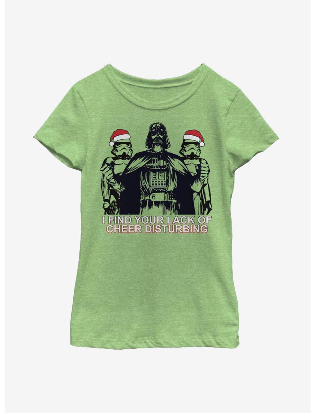 Star Wars Lack Of Cheer Disturbing Youth Girls T-Shirt, , hi-res
