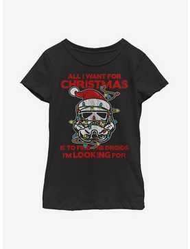 Star Wars Christmas Trooper Youth Girls T-Shirt, , hi-res