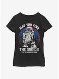Star Wars Droid Wishes Youth Girls T-Shirt, BLACK, hi-res