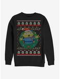 Disney Pixar Toy Story Greetings Christmas Pattern Sweatshirt, BLACK, hi-res