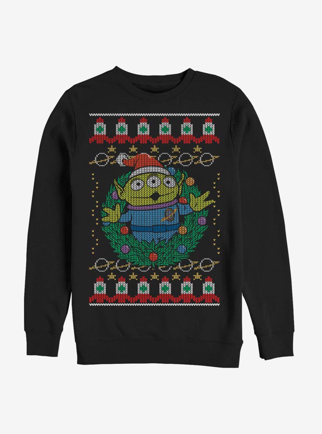 Disney Pixar Toy Story Greetings Christmas Pattern Sweatshirt, , hi-res