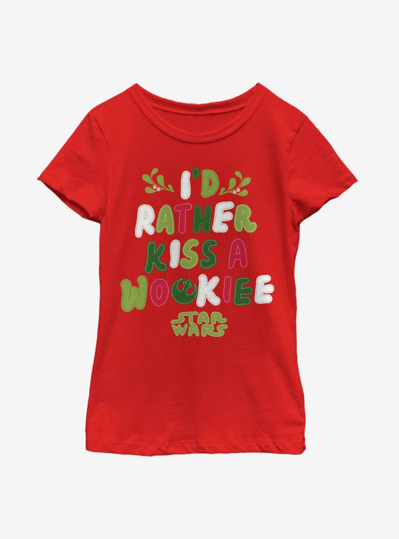 Star Wars Wookiee Kiss Youth Girls T-Shirt, , hi-res