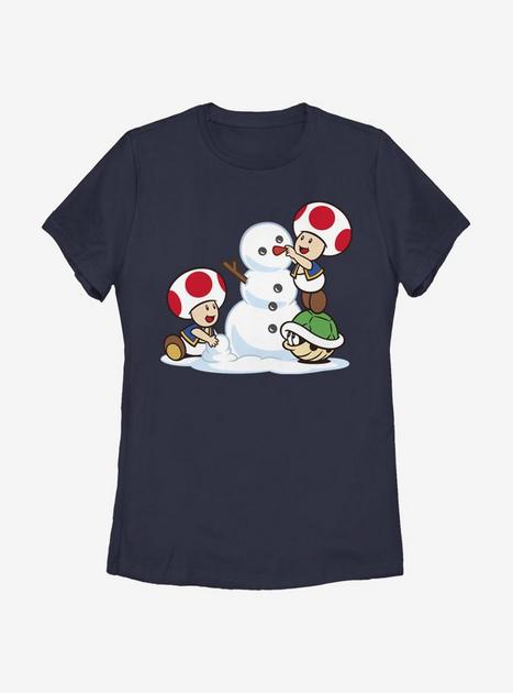 Nintendo Super Mario Frosty Toad Womens T-Shirt - BLUE | BoxLunch