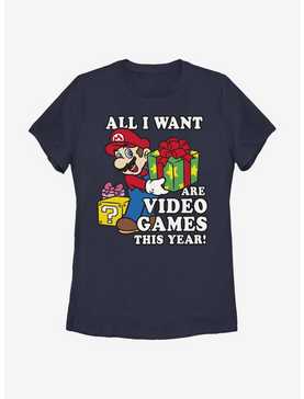 Nintendo Super Mario Give Video Games Womens T-Shirt, , hi-res