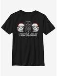 Star Wars Lack Of Cheer Youth T-Shirt, BLACK, hi-res