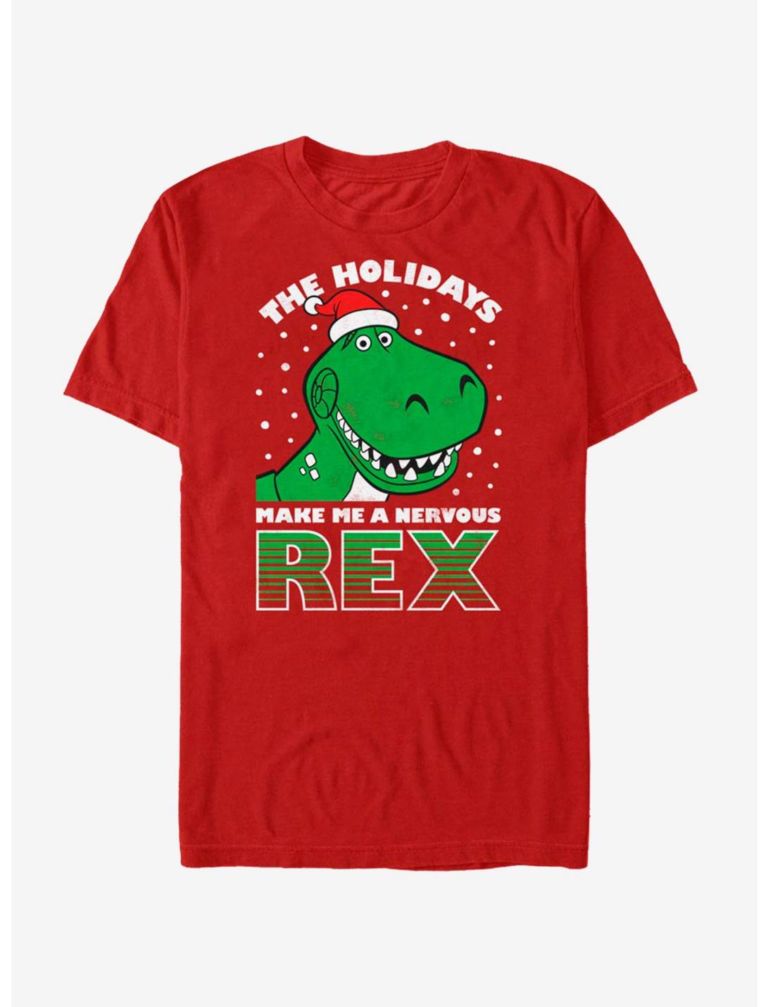 Disney Pixar Toy Story Holiday Rex T-Shirt, RED, hi-res