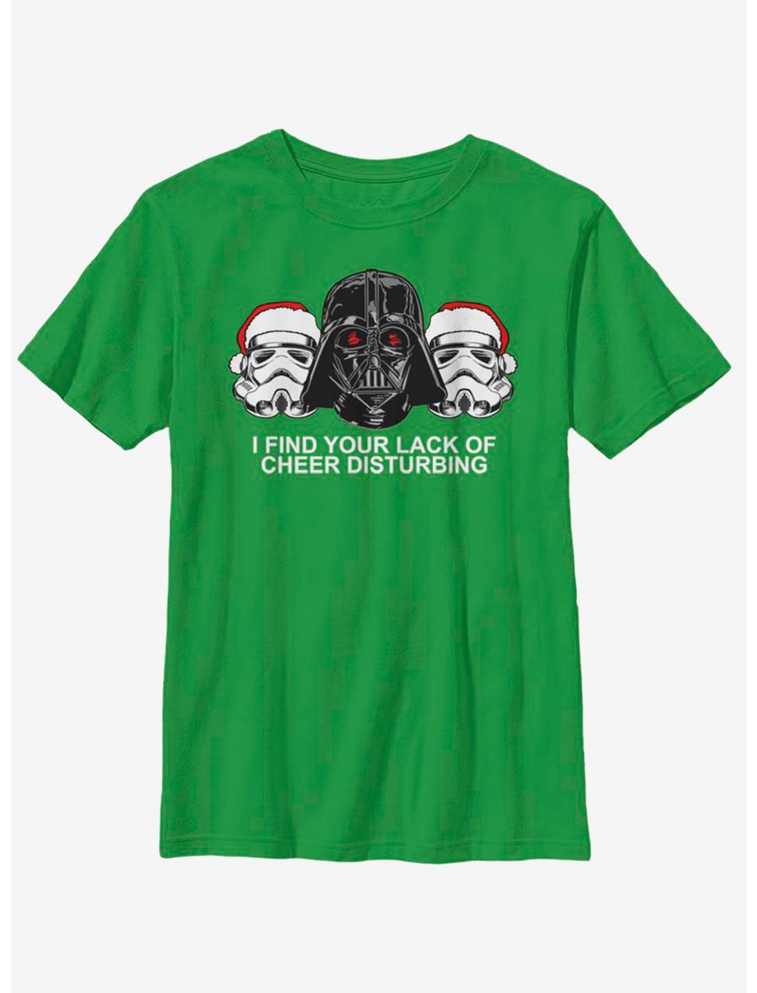 Star Wars Lack Of Cheer Youth T-Shirt, KELLY, hi-res