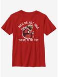 Star Wars Yoda Nice Or Not Nice Youth T-Shirt, RED, hi-res
