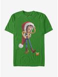 Disney Pixar Toy Story Woody Santa Hat T-Shirt, KELLY, hi-res