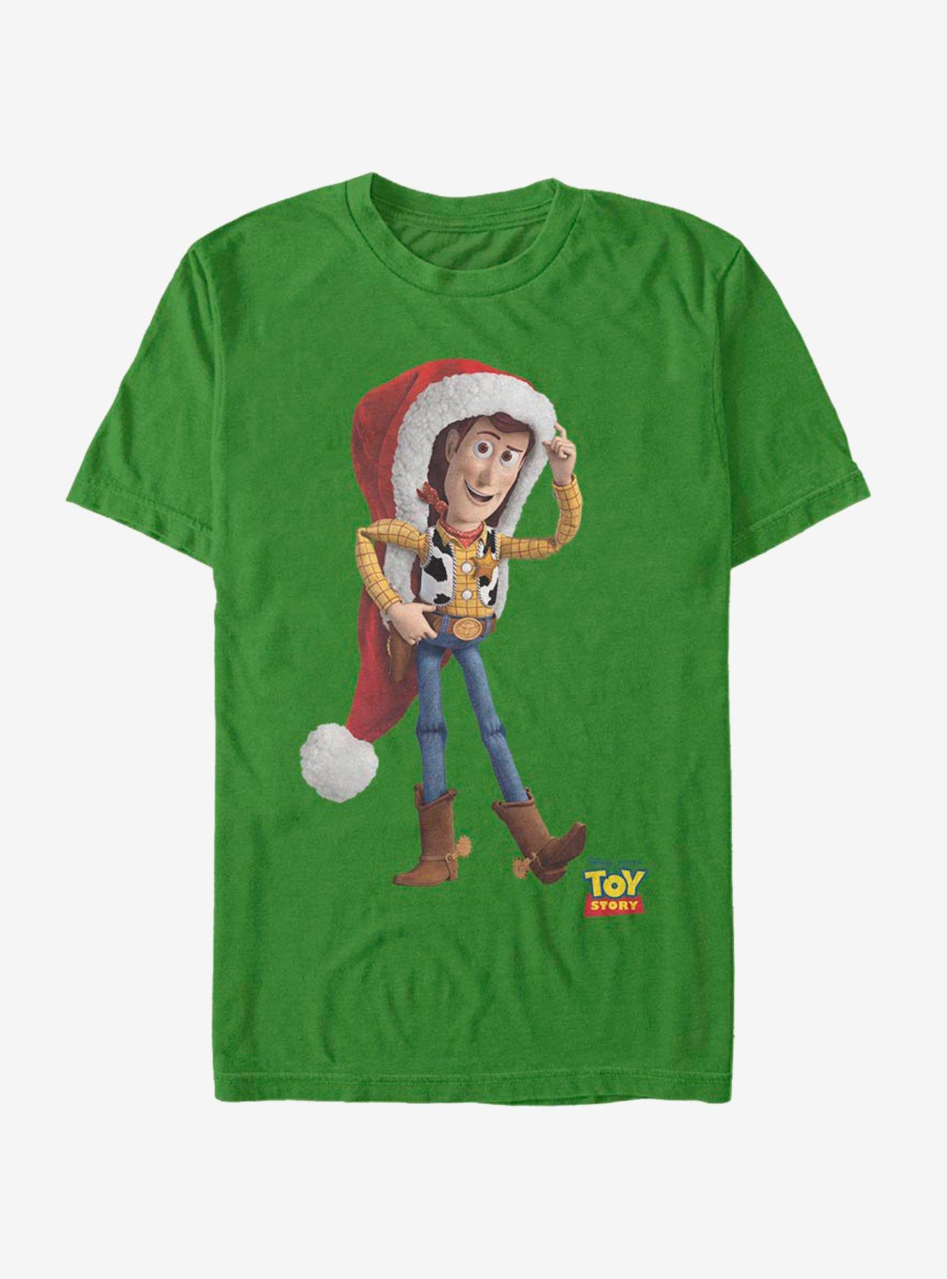 Disney Pixar Toy Story Woody Santa Hat T-Shirt, , hi-res