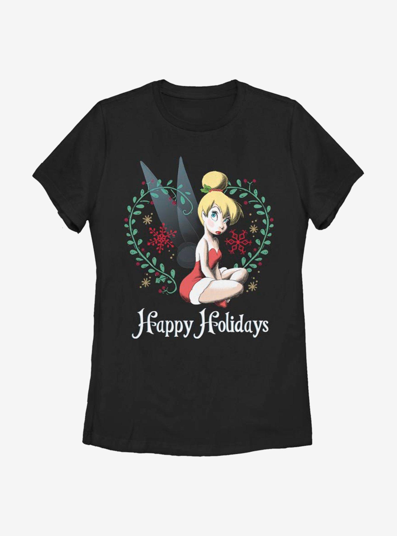 Disney Peter Pan Tink Holidays Womens T-Shirt, , hi-res