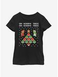 Nintendo Super Mario Koopa Tree Youth Girls T-Shirt, BLACK, hi-res