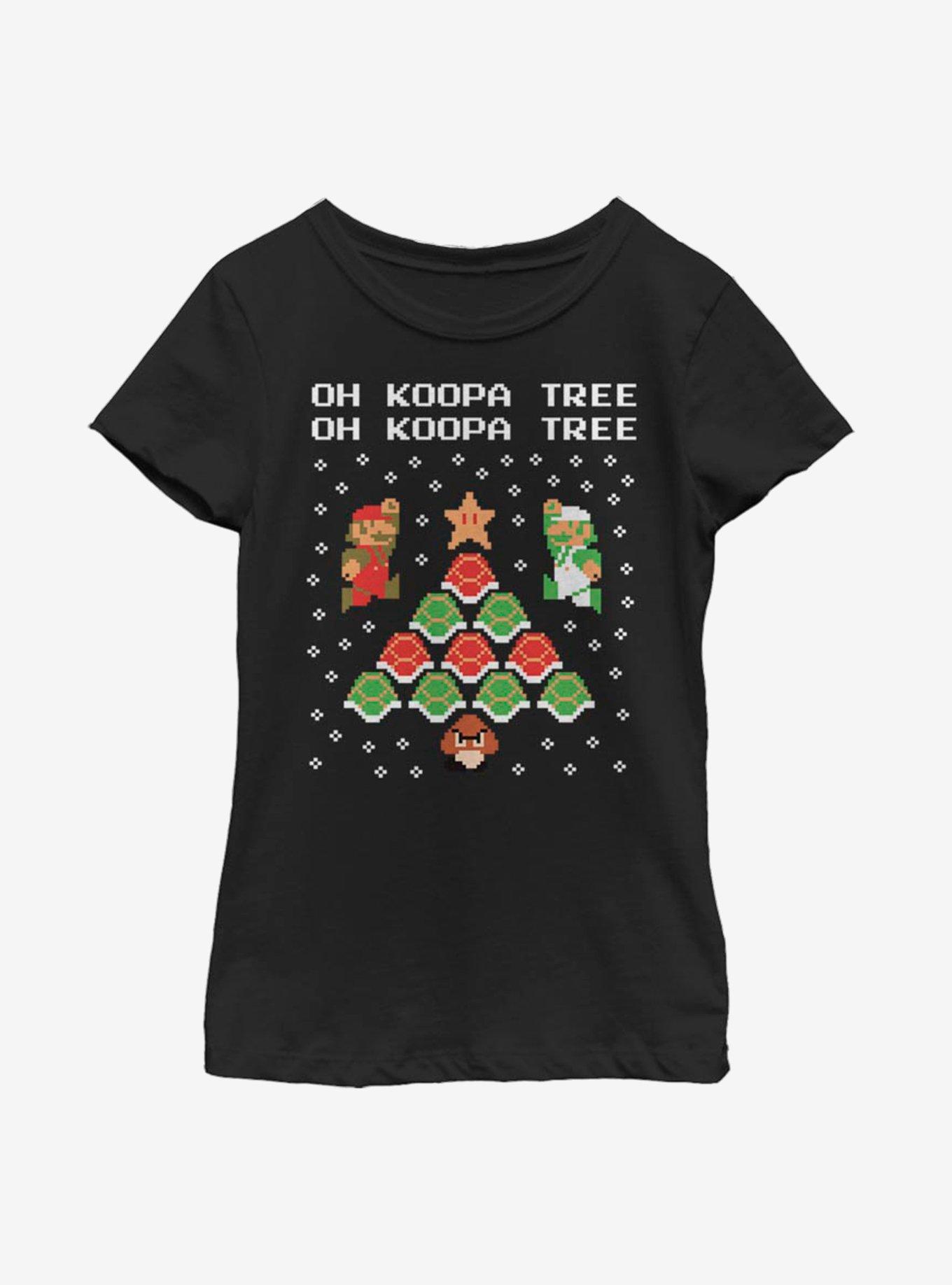 Nintendo Super Mario Koopa Tree Youth Girls T-Shirt, , hi-res