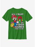 Nintendo Super Mario Give Video Games Youth T-Shirt, KELLY, hi-res