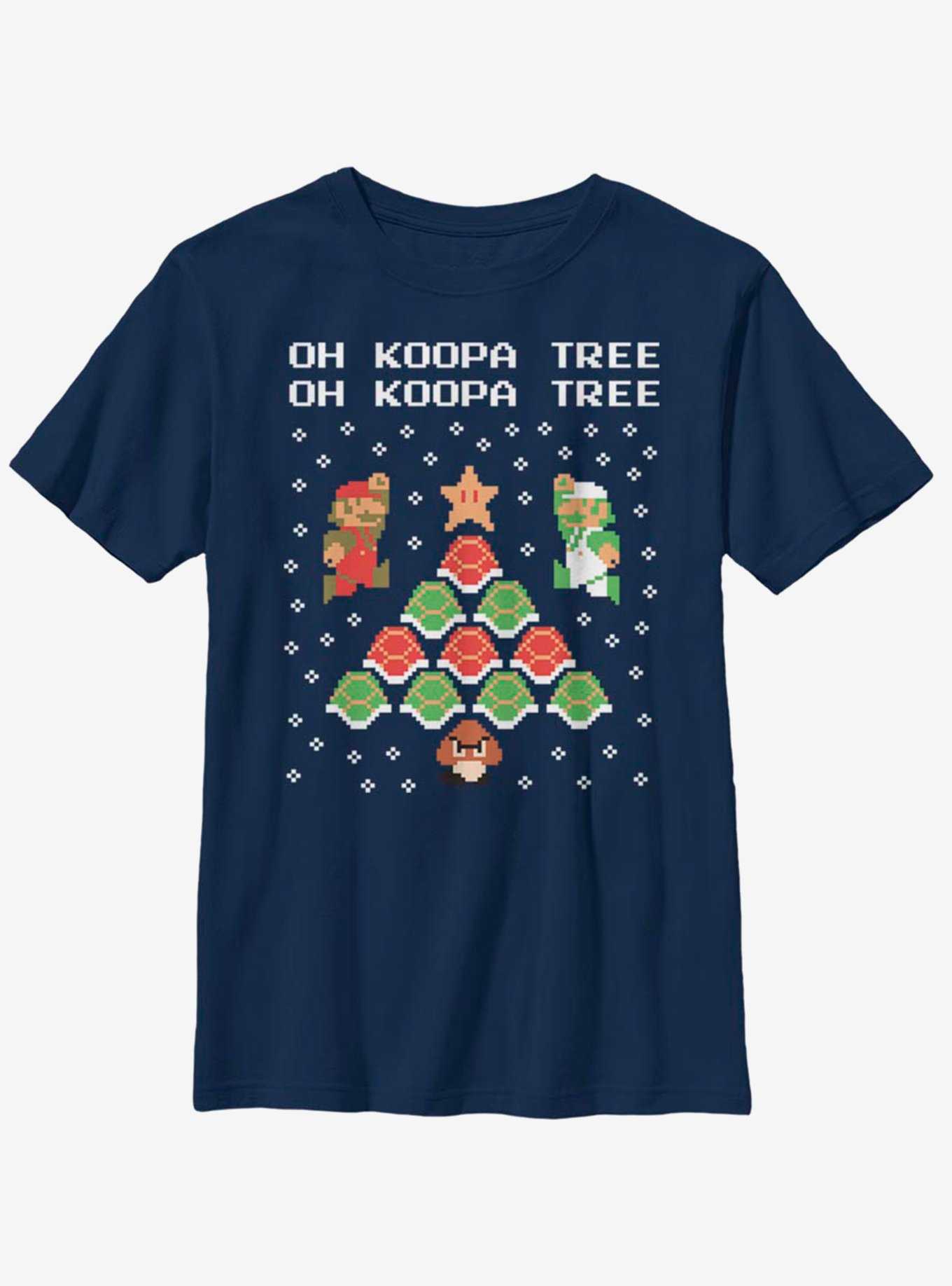 Nintendo Super Mario Koopa Tree Youth T-Shirt, , hi-res