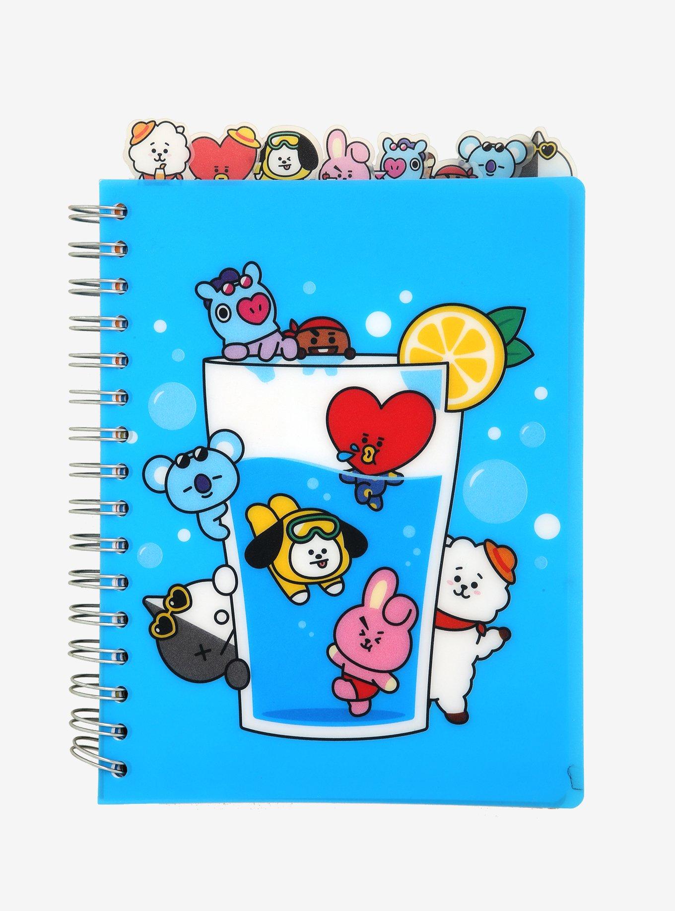 BT21 Chillax Tabbed Journal, , hi-res