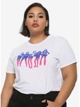 DC Comics Birds Of Prey Ombre Ladies Line-Up Girls T-Shirt Plus Size, MULTI, hi-res