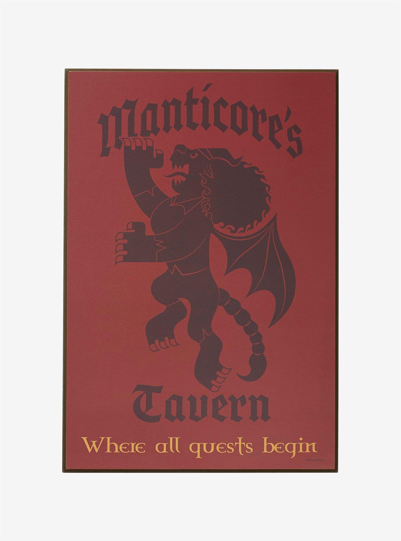Disney Pixar Onward Manticore's Tavern Wood Wall Art, , hi-res