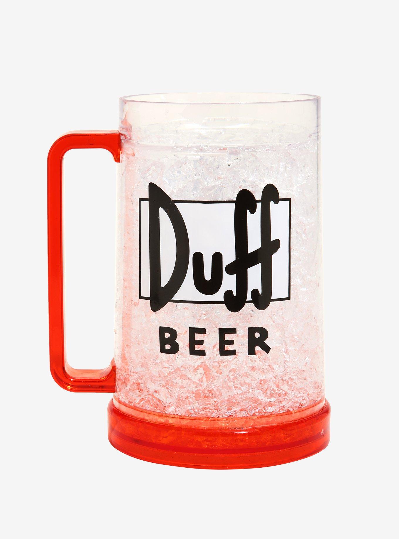 The Simpsons Duff Beer ID Badge Holder Key Lanyard White