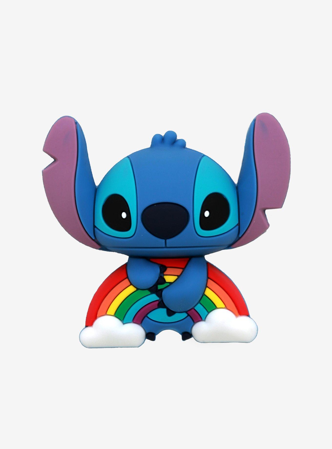 Disney Lilo & Stitch Stitch With Rainbow Magnet, , hi-res