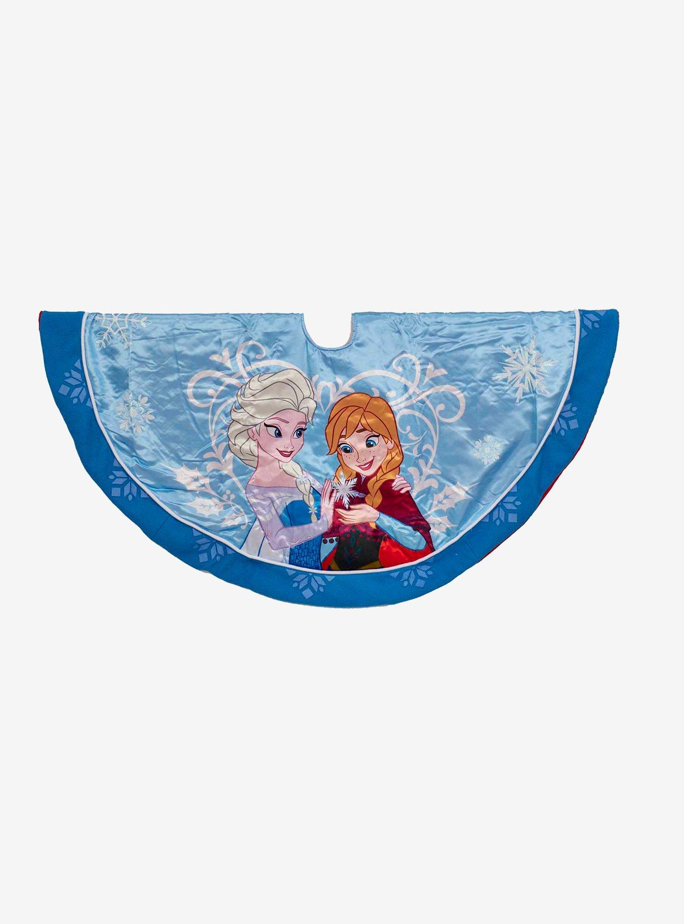 Disney Frozen Anna And Elsa Printed Tree Skirt, , hi-res
