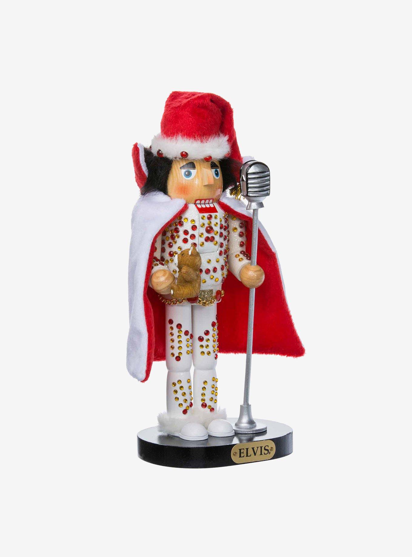 Elvis In White Suit Nutcracker, , hi-res