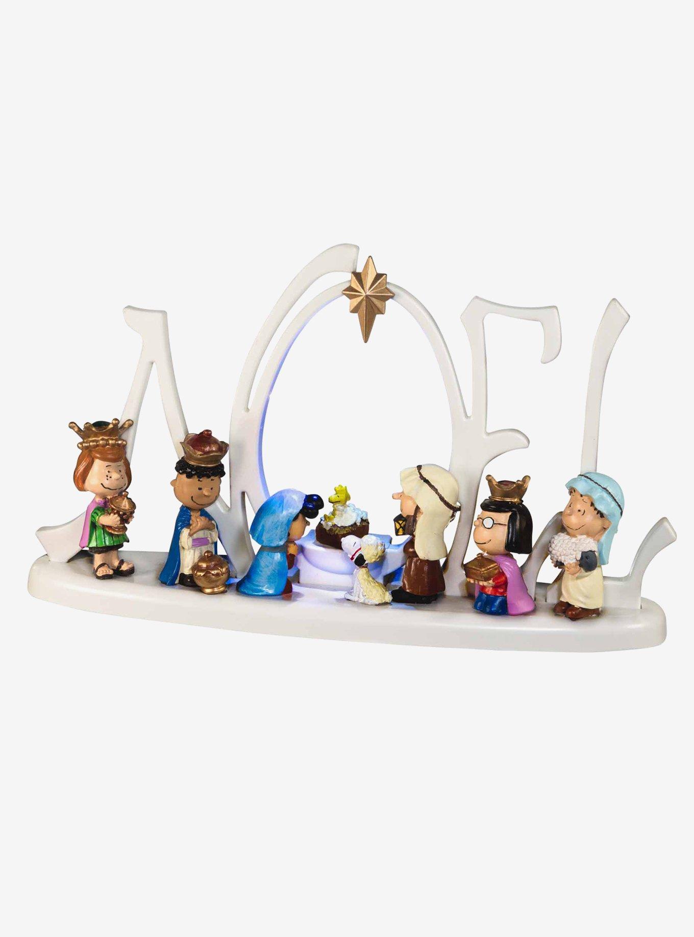 Peanuts Lighted Nativity Scene, , hi-res