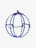 Blue Led Foldable Metal Sphere , , hi-res