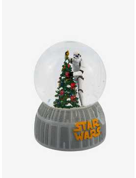 Star Wars Musical Stormtrooper Decorating Christmas Tree Water Globe, , hi-res