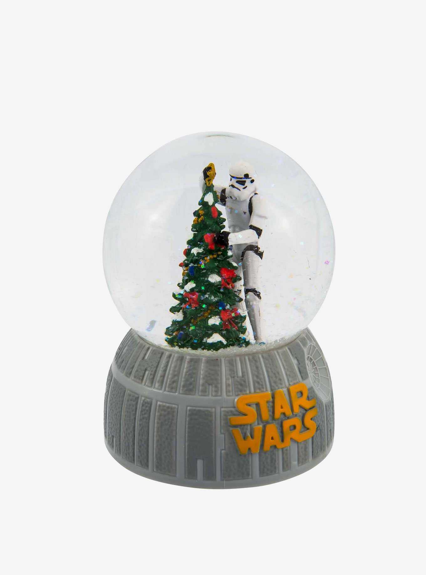 Star Wars Musical Stormtrooper Decorating Christmas Tree Water Globe, , hi-res