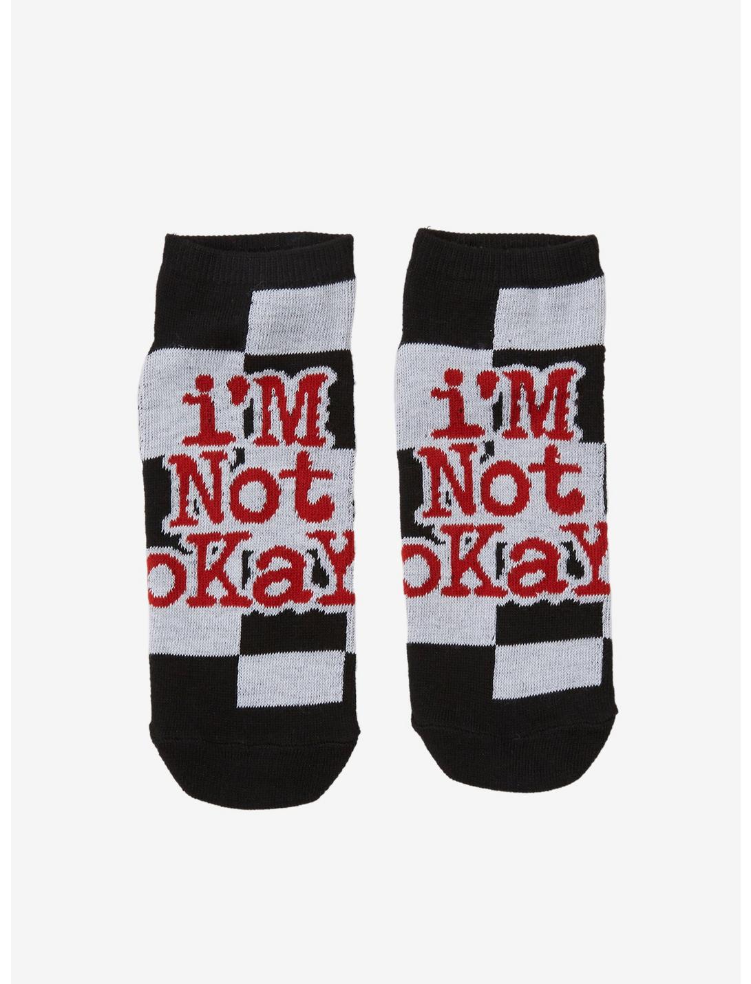 My Chemical Romance I'm Not Okay No-Show Socks, , hi-res